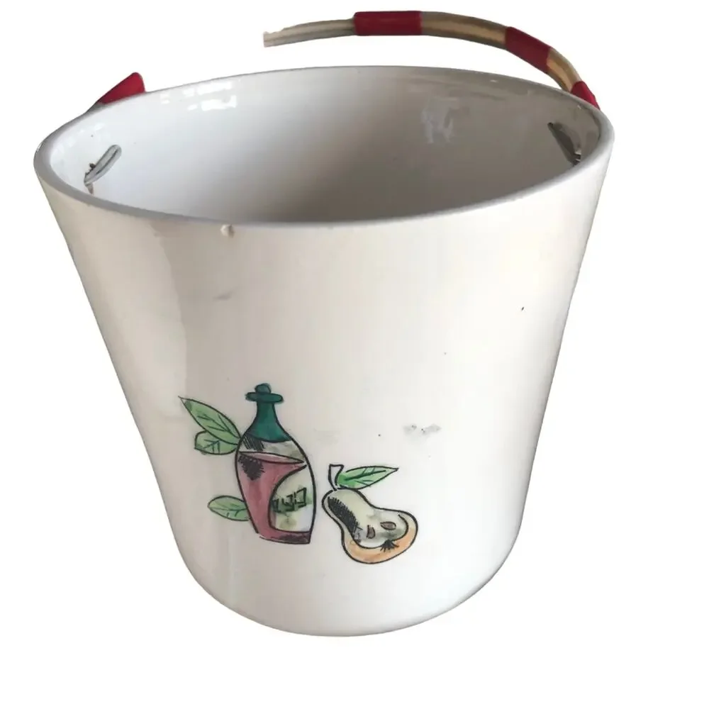 Ucagco Ceramic 3 piece Bar-set Vintage Snack Party Buckets